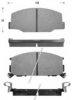 KAISHIN D2142 Brake Pad Set, disc brake